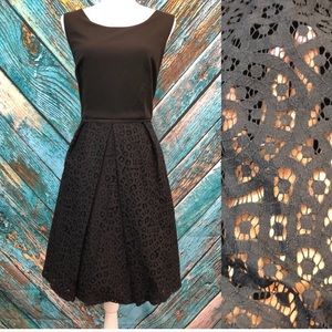 Tahari Black Lace Dress